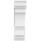 Ekena Millwork Standard Balboa Architectural Grade PVC Bracket With Traditional Ends, 5"W x 14"D x 18"H BKTP05X14X18BOA01 - alternate 2